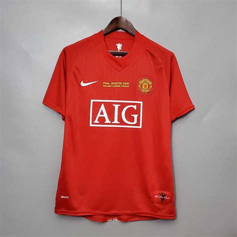 Manchester United 2007-2008 Home Kit – The Football Heritage