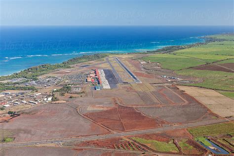 "Aerial View Of Kahului Airport Maui" by Stocksy Contributor "Neal ...