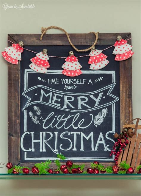 Christmas Chalkboard Inspiration - Clean and Scentsible