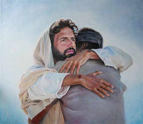 Jesus the Comforter, Christ the Consoler, God is Love Painting by Kate ...