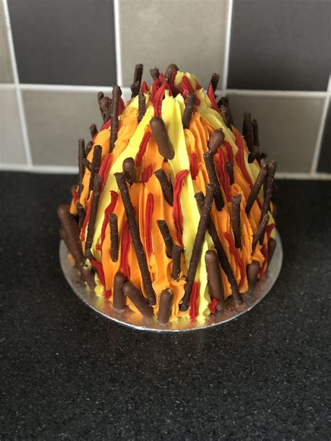 Fire Cake, Bonfire Night, Chocolate Cake, Cupcake, Cakes, Desserts ...