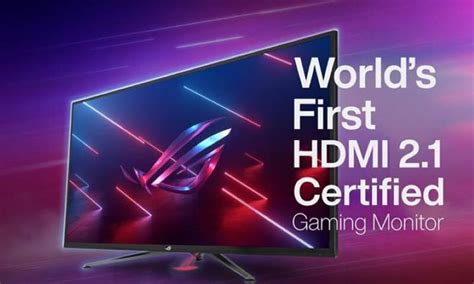 Dünyanın ilk HDMI 2.1 sertifikalı 4K 120 Hz Oyuncu Monitörü