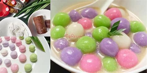 Resepi Bubur Candil Guna Tepung Pulut, Sesuai Untuk Minum Petang