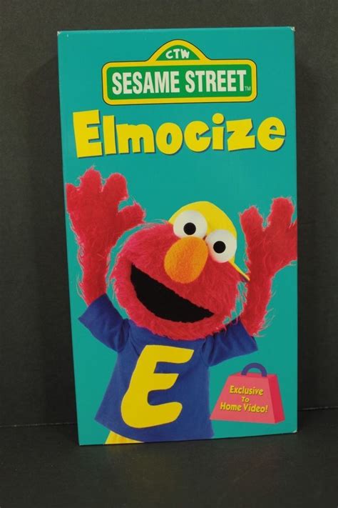 Sesame Street Elmocize - Exercise with Elmo VHS Tape | Sesame street ...