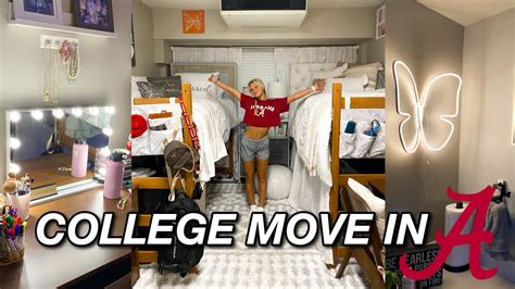 COLLEGE MOVE IN + DORM TOUR | University of Alabama