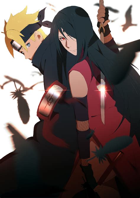 My Adult/Teen Boruto and Sarada FanArt : r/Naruto