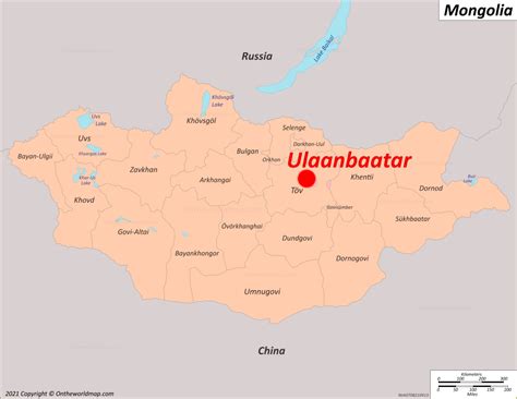 Ulaanbaatar Map | Mongolia | Detailed Maps of Ulaanbaatar (Ulan Bator)