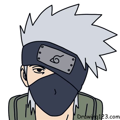 How To Draw Kakashi Step By Step Easy