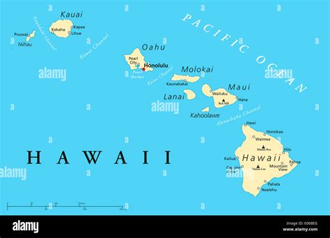 Hawaii Political Map