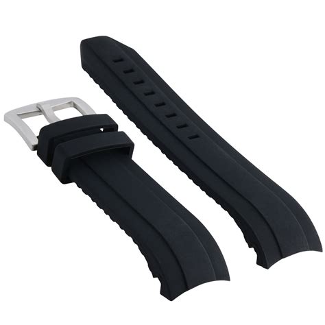 22MM RUBBER WATCH BAND STRAP FOR SEIKO 200M SKX007K 7S26, SKX009J BLACK ...