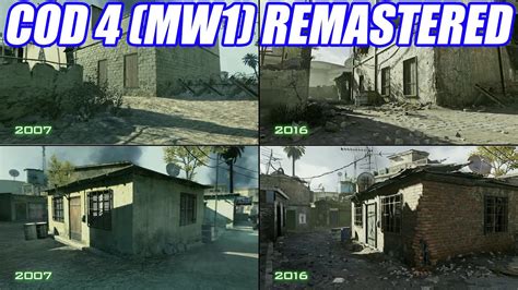 Cod 4 (MW1) Remastered Maps!!! - YouTube