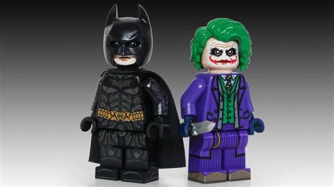 These custom LEGO minifigures of Batman and Joker are insane