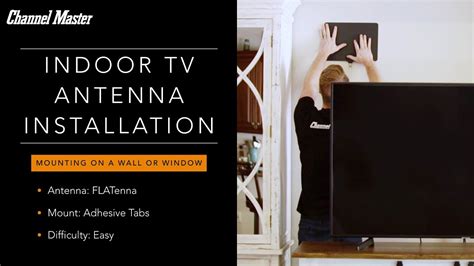 Indoor Antenna Installation on a Wall or Window – Channel Master