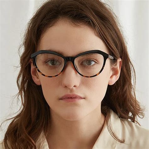 2018 Cat Eye Clear Glasses Frames Women Brand Designer Weaving ...