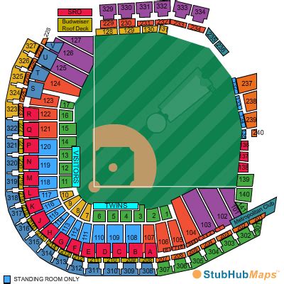 Target Field Seating Chart Twins | Elcho Table