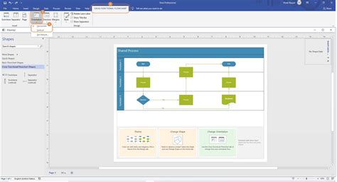 Visio Swimlane Diagram Template