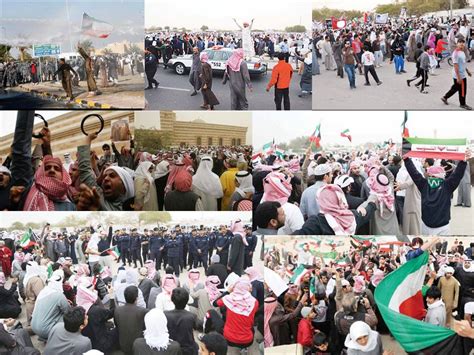 Desert Girl on Kuwait: 3rd Day of Protests by Kuwaiti Bidoon