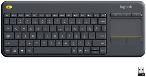 Logitech K400 Plus TKL Wireless Membrane Keyboard for PC/TV/Laptop ...