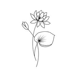 Water Lily Tattoo Vector Images (over 750)