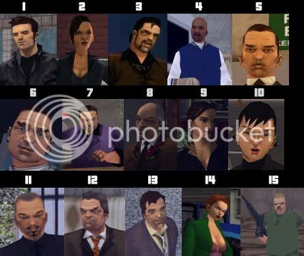 GTA III Characters (with Pictures) Quiz - By TUFCfan