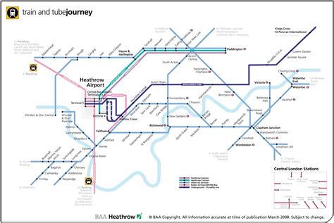 Rail Routes At Heathrow Map Airport Guide Airport Map Airport Parking ...