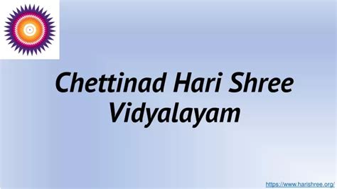 PPT - Chettinad Hari Shree Vidyalayam PowerPoint Presentation, free ...