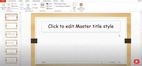 How to Use Slide Master in PowerPoint