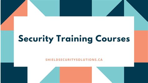 Security Training Courses - An Overview - Soondy