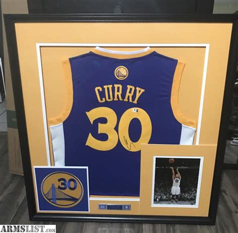 ARMSLIST - For Trade: FT: Autographed Steph Curry Jersey