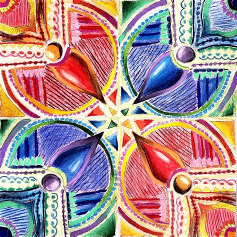 Symmetrical balance Art Ed Central prisma color pencils | Balance art ...