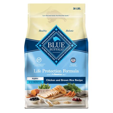 Blue Buffalo Life Protection Formula Natural Puppy Chicken and Brown ...