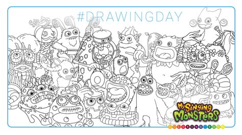 122 Cute My Singing Monsters Printable Coloring Pages with Animal ...