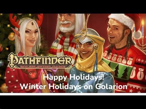 Winter Holidays on Golarion : r/Pathfinder2e