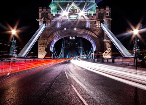 Tower Bridge Light Trails : r/pics