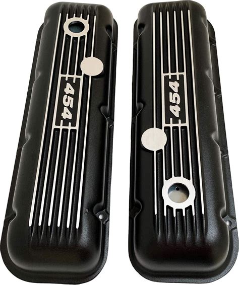 Black Big Block Chevy 454 Classic Valve Covers