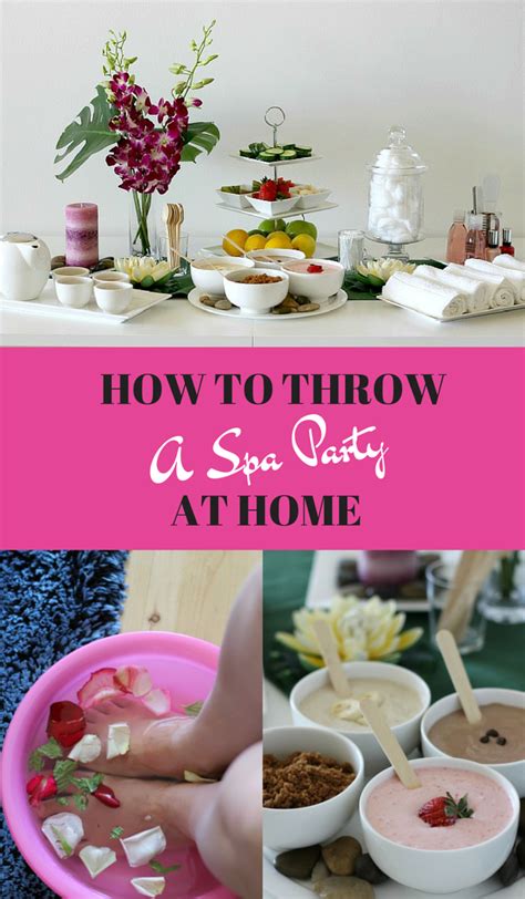 At Home Spa Party Ideas | Examples and Forms