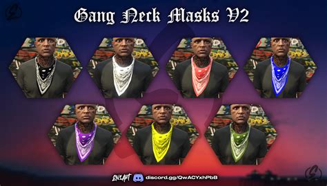 Colored Gang Neck Masks for MP Male - GTA5-Mods.com