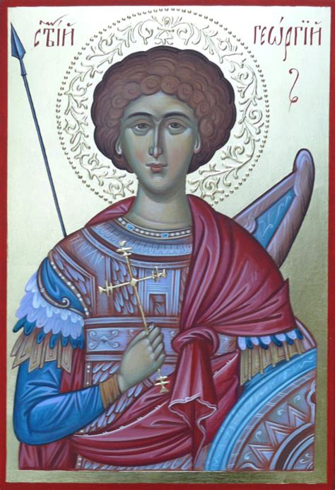 Icon St. George the Great Martyr, hand painted, orthodox icon, icon art ...