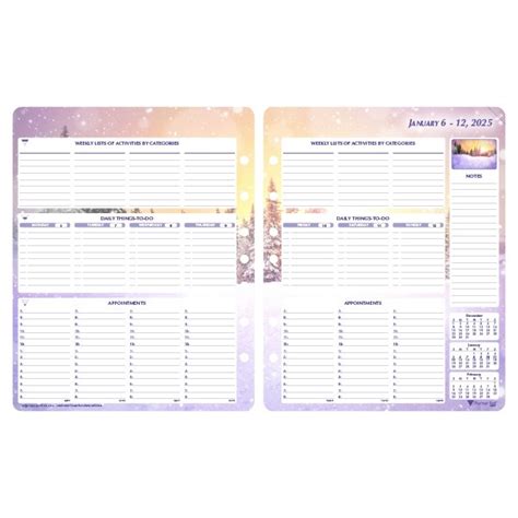 Planner Pads: Seasons Loose Leaf Planner Personal Size