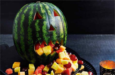 Watermelon Jack-O'-Lantern | Halloween Recipes | Tesco Real Food