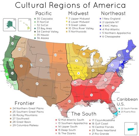 Map Of The Southern United States Region