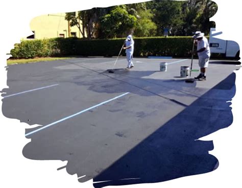 Driveway Asphalt Painting | Millennium Painting & Pressure Cleaning Inc.