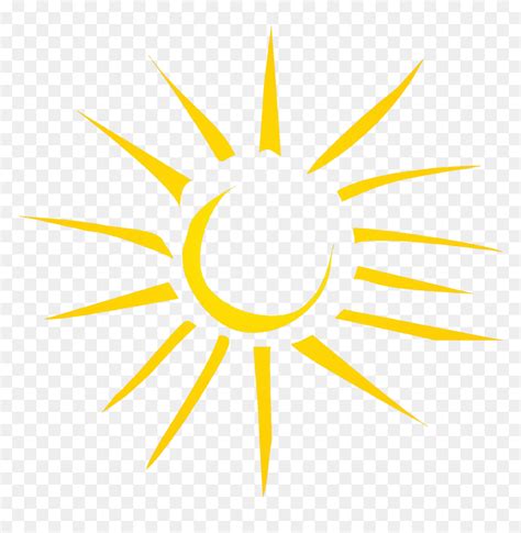 Rays Forming A Sun Drawing - Clip Art Sun Ray, HD Png Download - vhv