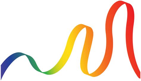 Rainbow ribbon 1197103 PNG