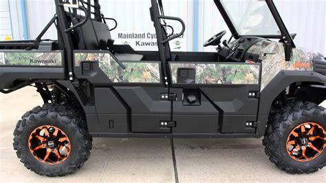 Kawasaki Mule Pro FXT Camo with Lift, Steel Top and More! - YouTube