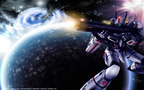 1024x600px | free download | HD wallpaper: macross mecha Yet another ...