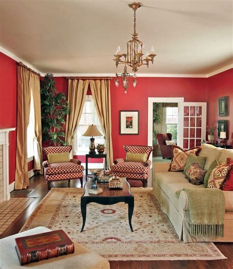 Best 11 Marvelous Red Living Room Design Ideas - Interior Idea