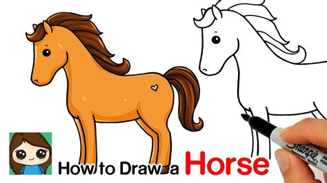 Horse Drawing Easy For Kids - Learn how to draw easy of a horse ...