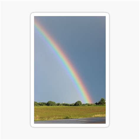 "Rainbow Over Farm" Sticker by Susiesphotos | Redbubble