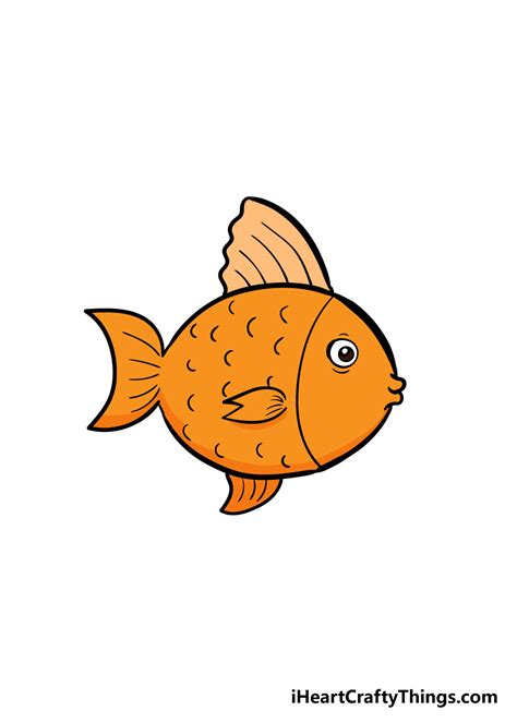 Fish Drawing - How To Draw A Fish Step By Step!